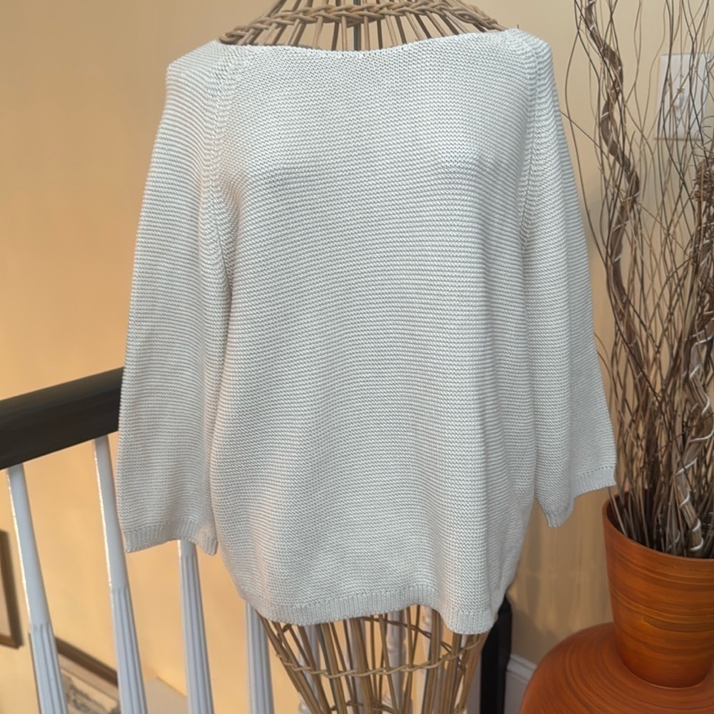 Etam cream colored sweater top